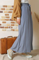 ウエストシャーリングフレアパンツ