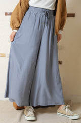 ウエストシャーリングフレアパンツ