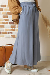 ウエストシャーリングフレアパンツ