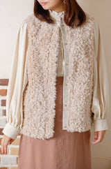 ピンタックフリルカラーブラウス