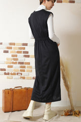 ポンチストレートシームワンピース