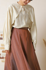 ラッフルデザインシャツ