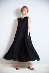 シアー2wayパネルフレアワンピース