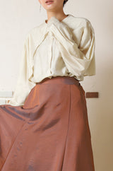 ラッフルデザインシャツ