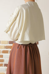 ラッフルデザインシャツ