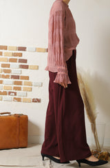 フレアルーズパンツ