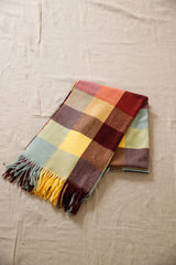 ブロックチェックストール