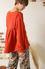 ジップアップタックブルゾン