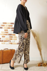 ジップアップタックブルゾン