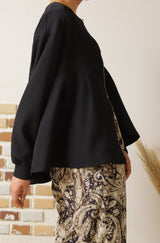 ジップアップタックブルゾン