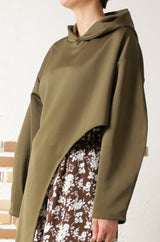 カットアウトフーディーワンピース