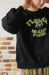 花レトロロゴBIGプルオーバー