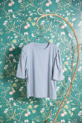 5分袖パフスリーブTシャツ