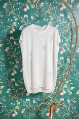 星柄ニットTシャツ