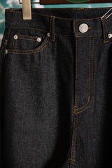 デニムロールアップパンツ