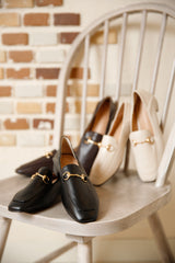 エコレザービット付きローファー