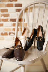 エコレザービット付きローファー