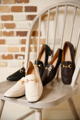 エコレザービット付きローファー