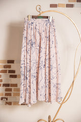 フラワータックスカート