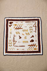 馬具柄ミニスカーフ