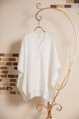 スクエアシャツポンチョ