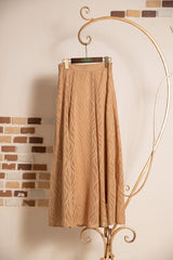 ジャガードフレアスカート