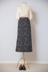 レオパードジャガードスカート