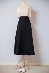 キルティングフレアスカート