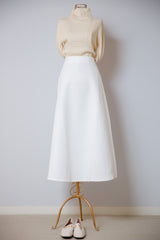 キルティングフレアスカート