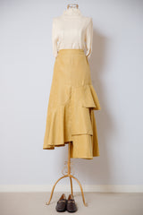 アシメフレアロングスカート