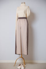 フロント切替スリットパンツ