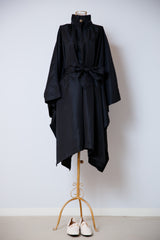 スクエアポンチョコート