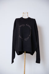 サークルロゴ刺繍プルオーバー