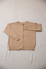 超軽量ニットロゴカーディガン