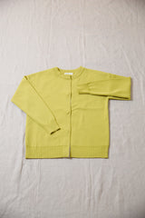 超軽量ニットロゴカーディガン