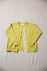 超軽量ニットロゴカーディガン