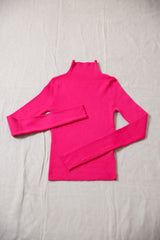 リブプチハイネックプルオーバー