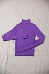 リブプチハイネックプルオーバー