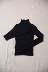 リブプチハイネックプルオーバー