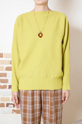 超軽量ニットドルマンプルオーバー