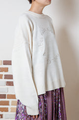 サークルロゴ刺繍プルオーバー