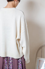 サークルロゴ刺繍プルオーバー