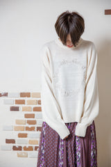 サークルロゴ刺繍プルオーバー