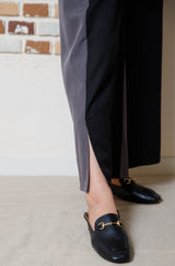 フロント切替スリットパンツ