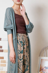 メッシュ切替ニットトッパー