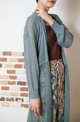 メッシュ切替ニットトッパー