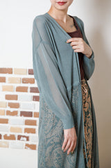 メッシュ切替ニットトッパー