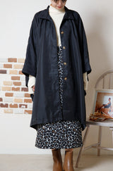 スクエアポンチョコート