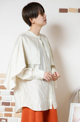 3wayケープオーバーシャツ