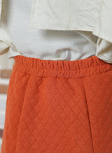 キルティングフレアスカート